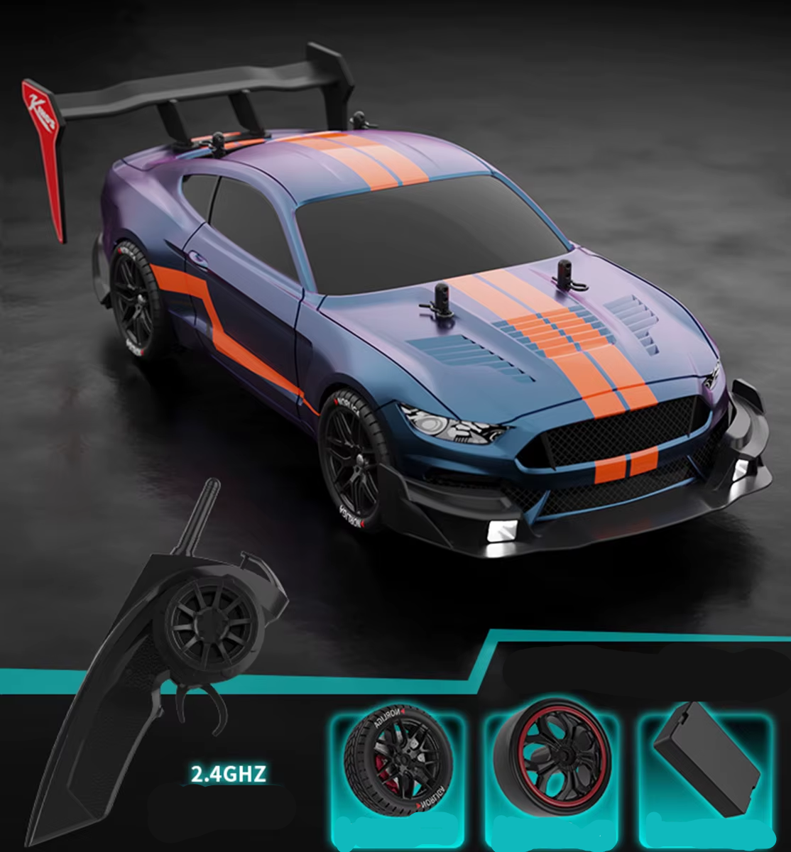 1:14 Drift Car Electric Remote Car for Children