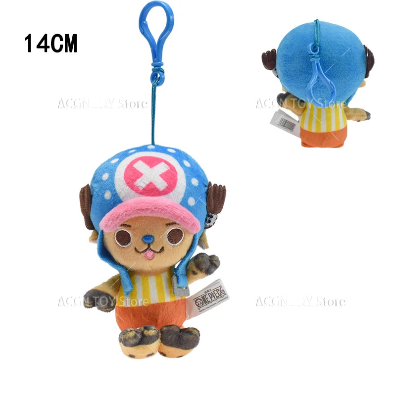 Original One Piece Plush Toys Luffy Chopper Sabo Plush Pendant Doll Stuffed Anime Cute Toy Chopper Doll Cartoon Best Gift