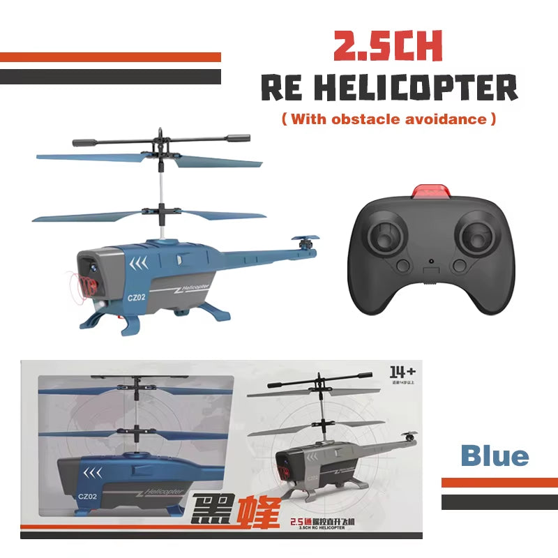 RC Helicopter 2.4Ghz 3.5H Obstacle Avoidance Anti-Collision Remote Control Drone Toy Aircraft Kid Plane Indoor Flight Toys Gifts