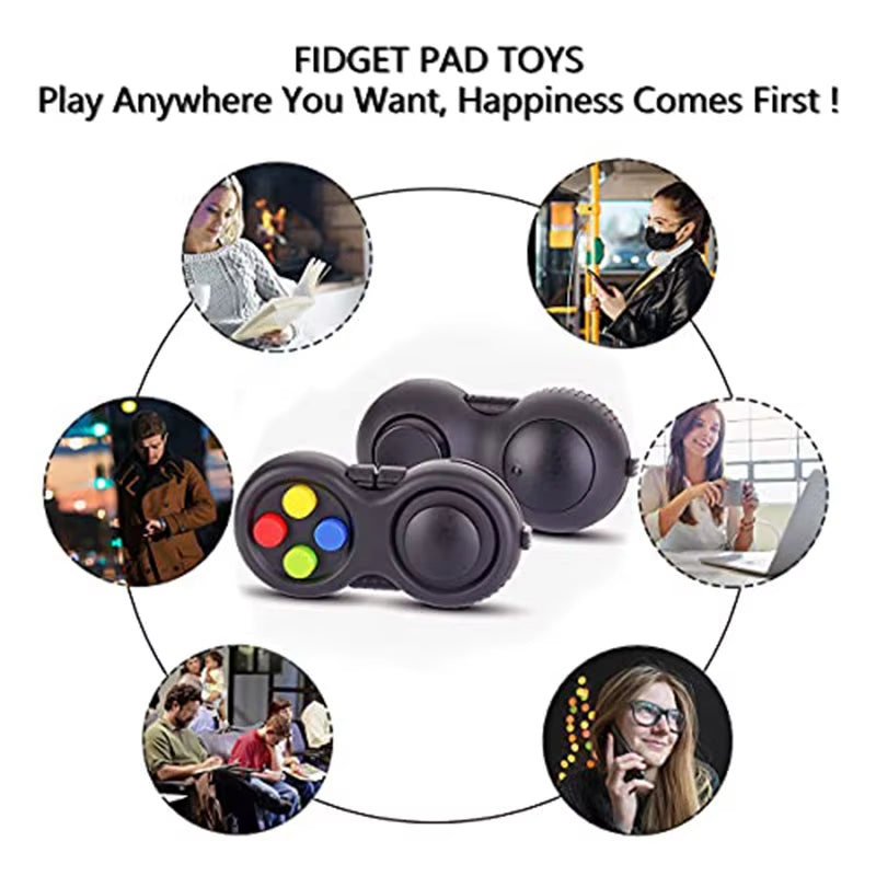 Fidget Spinner Stress Relief Anxiety Toys Fidget Pad Fidget Controller Stress Reducer for Teens Adult Fingertip Toys Антистресс