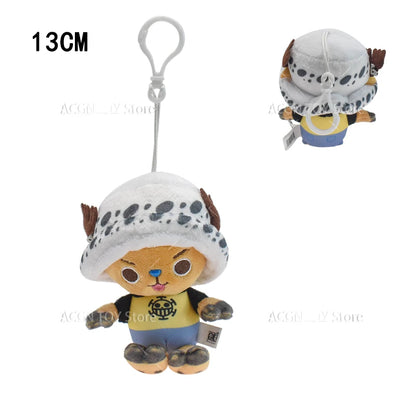 Original One Piece Plush Toys Luffy Chopper Sabo Plush Pendant Doll Stuffed Anime Cute Toy Chopper Doll Cartoon Best Gift