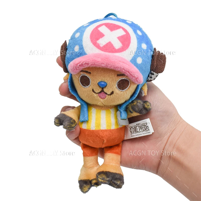 Original One Piece Plush Toys Luffy Chopper Sabo Plush Pendant Doll Stuffed Anime Cute Toy Chopper Doll Cartoon Best Gift