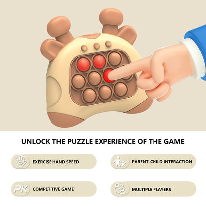 Early Education Game Console Pop It Fidget Toy Fast Push Game Decompression Toy