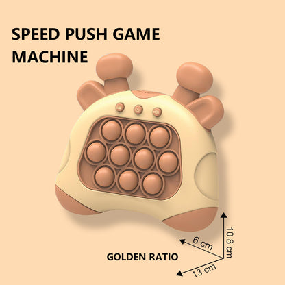 Early Education Game Console Pop It Fidget Toy Fast Push Game Decompression Toy