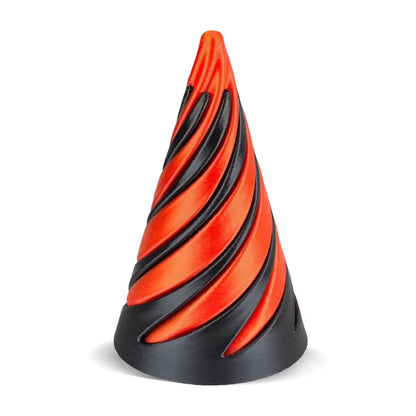 3D Printed Spiral Cone Toy Impossible Pyramid Passthrough Sculpture Stress Relief Desk Toy Pass through Pyramid Fidget Toy