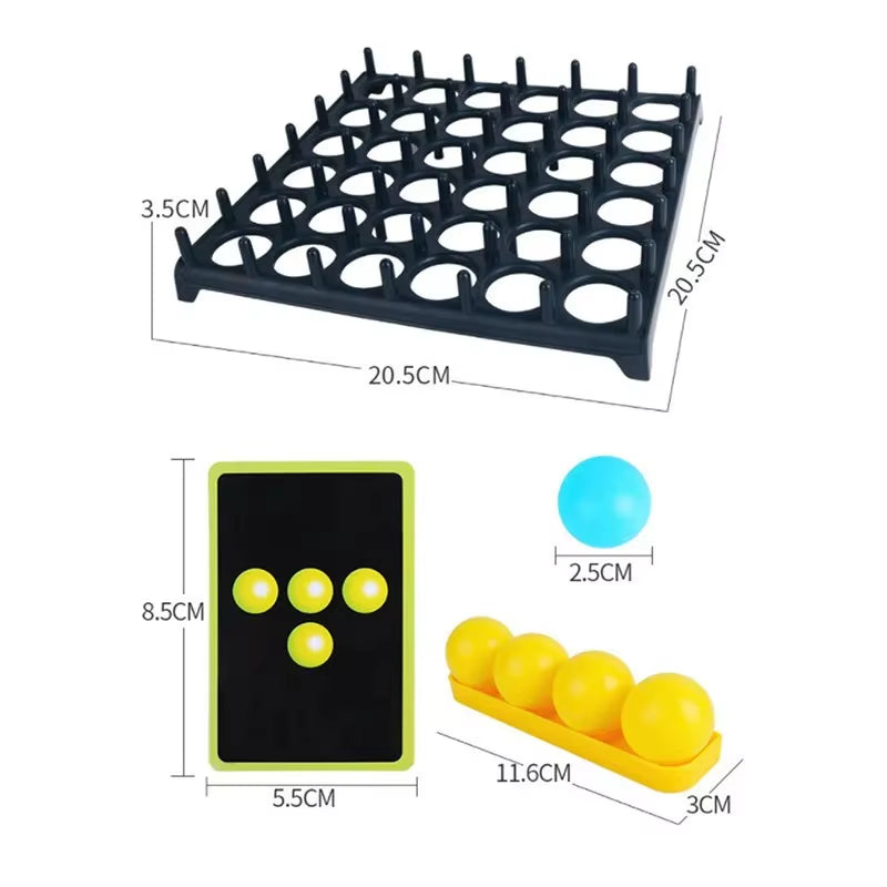 Bounce Ball Game Jumping Ball Board Table Game Interaction Family Party Desktop Bouncing Funny Toy Kit for Children Adults
