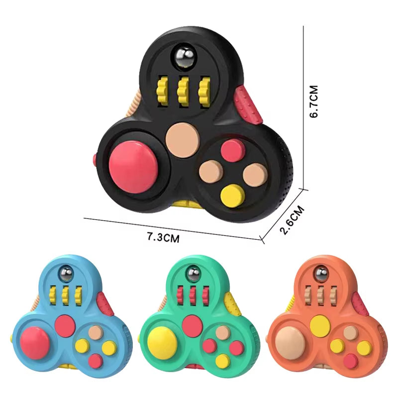 Fidget Spinner Stress Relief Anxiety Toys Fidget Pad Fidget Controller Stress Reducer for Teens Adult Fingertip Toys Антистресс