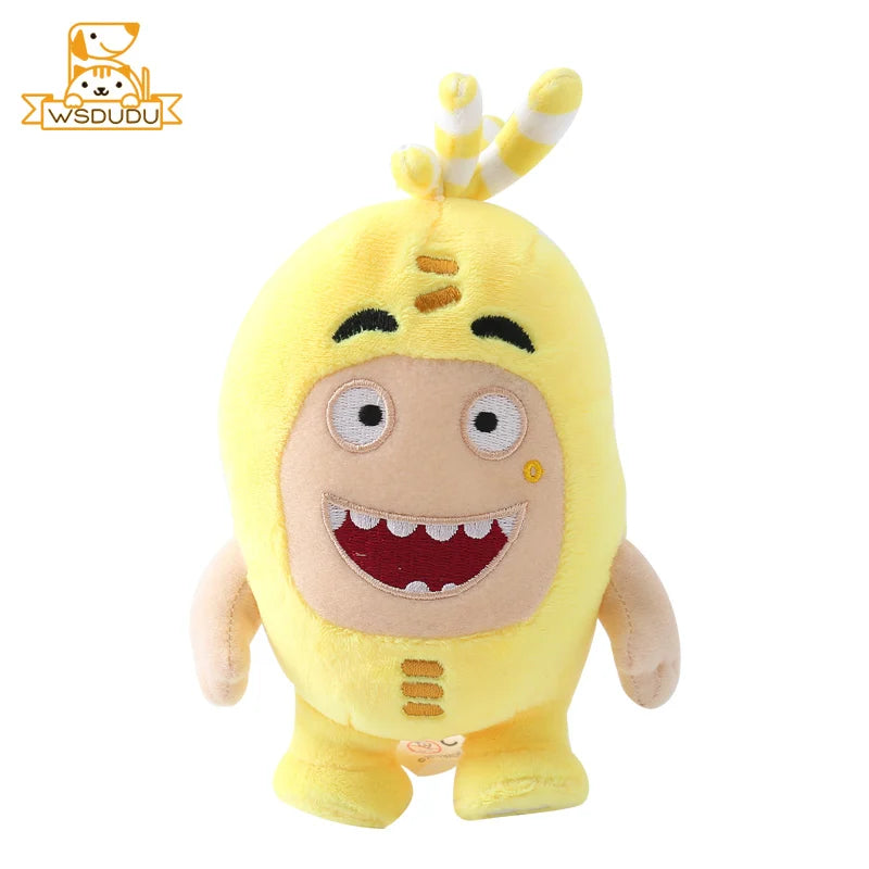 Cartoon Oddbods Plush Animal Toy Cute Stuffed Doll Fuse Bubbles Newt Pogo Slick Jeff Zee Soft Pillow Collectible Kid Adult Gifts