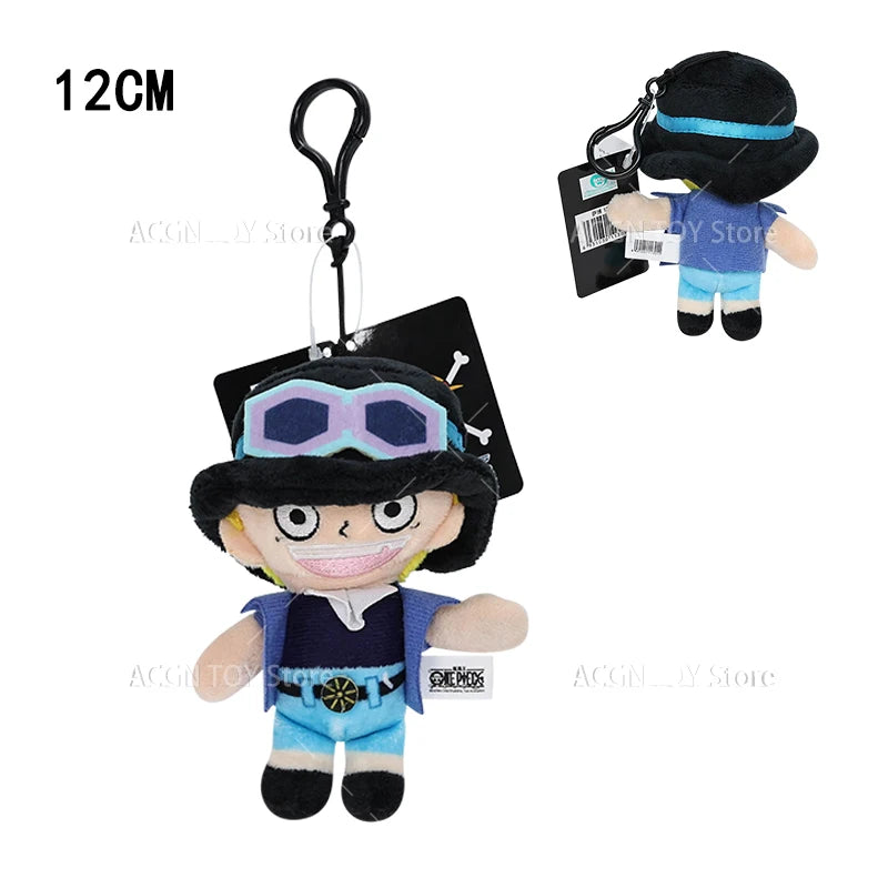 Original One Piece Plush Toys Luffy Chopper Sabo Plush Pendant Doll Stuffed Anime Cute Toy Chopper Doll Cartoon Best Gift