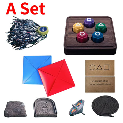 Gonggi Korean Stones Set Korean Folk Game Set Korean Traditional Play Board Game-Jebi Chagi Gong-Gi Biseokchigi Paeng-Y DDAKJI