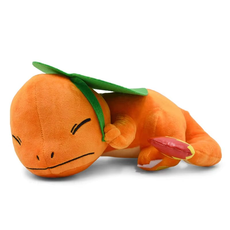 Charmander Sleeping Plush Stuffed Animal Cartoons Doll Soft Cute Character 11 Inch