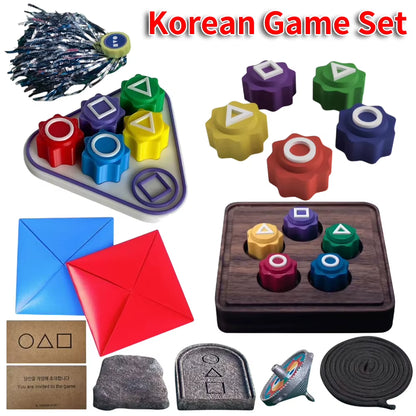 Gonggi Korean Stones Set Korean Folk Game Set Korean Traditional Play Board Game-Jebi Chagi Gong-Gi Biseokchigi Paeng-Y DDAKJI