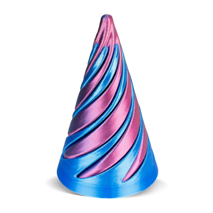 3D Printed Spiral Cone Toy Impossible Pyramid Passthrough Sculpture Stress Relief Desk Toy Pass through Pyramid Fidget Toy