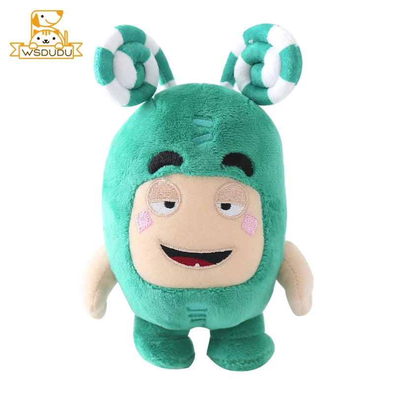 Cartoon Oddbods Plush Animal Toy Cute Stuffed Doll Fuse Bubbles Newt Pogo Slick Jeff Zee Soft Pillow Collectible Kid Adult Gifts