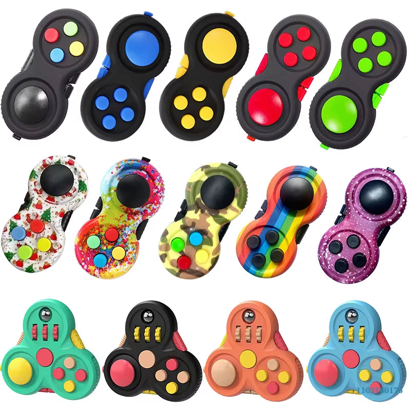Fidget Spinner Stress Relief Anxiety Toys Fidget Pad Fidget Controller Stress Reducer for Teens Adult Fingertip Toys Антистресс