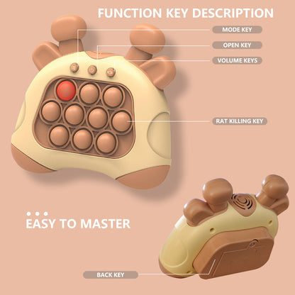 Early Education Game Console Pop It Fidget Toy Fast Push Game Decompression Toy