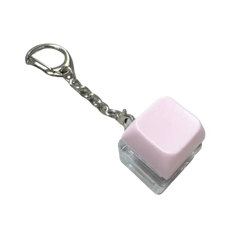 1/4/9Keys Finger Button Mechanical Keyboard Keycaps Keychain Fidget Toys Decompression Stress Relief Keyboard Clicker Kids Toy