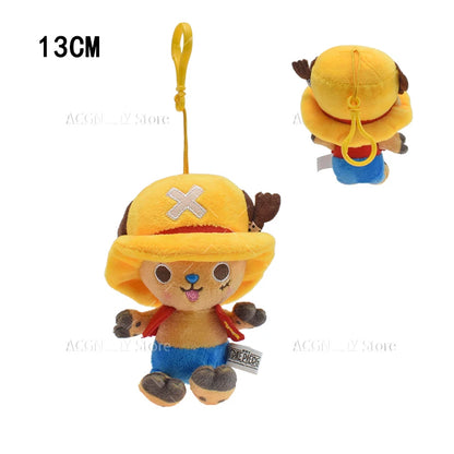 Original One Piece Plush Toys Luffy Chopper Sabo Plush Pendant Doll Stuffed Anime Cute Toy Chopper Doll Cartoon Best Gift