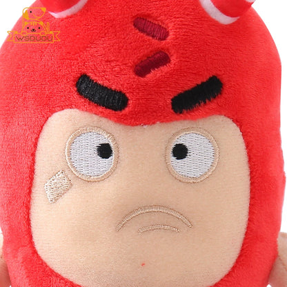 Cartoon Oddbods Plush Animal Toy Cute Stuffed Doll Fuse Bubbles Newt Pogo Slick Jeff Zee Soft Pillow Collectible Kid Adult Gifts