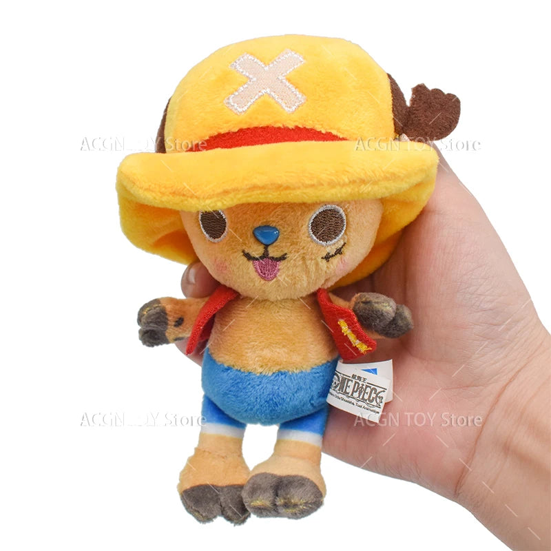 Original One Piece Plush Toys Luffy Chopper Sabo Plush Pendant Doll Stuffed Anime Cute Toy Chopper Doll Cartoon Best Gift