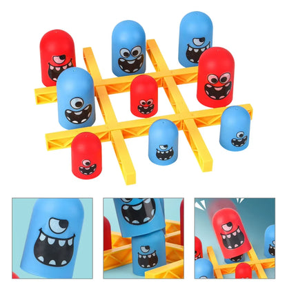 Tic Tac Toe Big Eat Small Gobble Board Game Parent-Child Interactive Educational Toys for Kids Christmas Gifts Tic Tac Toe Game