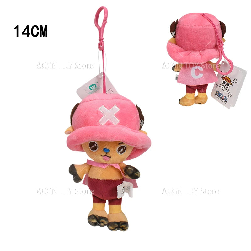 Original One Piece Plush Toys Luffy Chopper Sabo Plush Pendant Doll Stuffed Anime Cute Toy Chopper Doll Cartoon Best Gift
