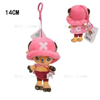 Original One Piece Plush Toys Luffy Chopper Sabo Plush Pendant Doll Stuffed Anime Cute Toy Chopper Doll Cartoon Best Gift