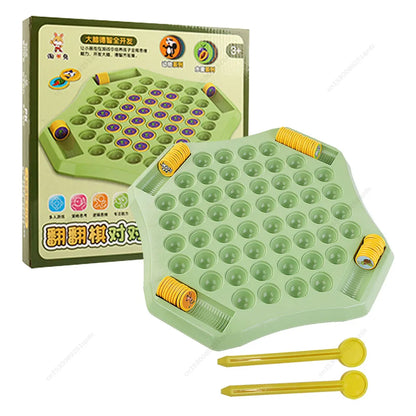 Animal/Fruit Flip Chess 54 Cards Memory Chess Game Cartoon Logical Thinking Cognitive Animal Learning Chess for 2-4 Player